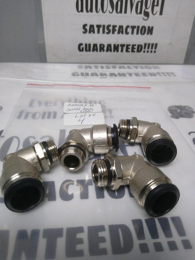 UNBRANDED,NA,TUBE SWIVEL MALE ELBOW 14MMX3/8 IN LOT OF 4 NOS