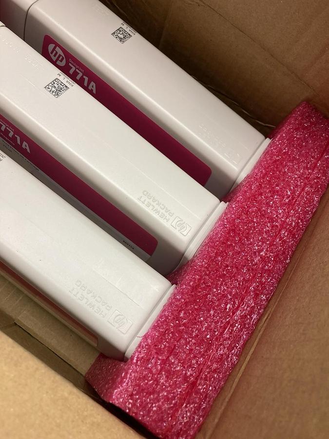 Used Hewlett Packard,B6Y41A,Magenta Ink Cartridge Tripack 775ML - REFILLED