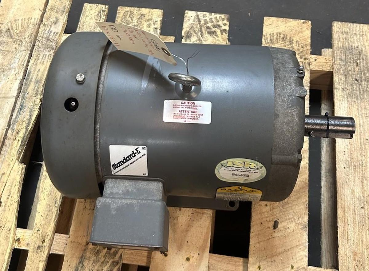 Used BALDOR,M3710T,MOTOR 7.5HP 208-230/460V 1750RPM 3PH 213T FRAME