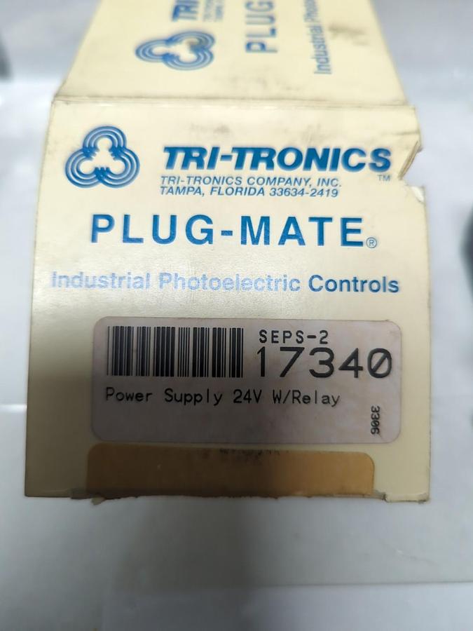 TRI-TRONICS,17340,PLUG-MATE MODEL SEPS-2 POWER SUPPLY 24V W/ RELAY NOS
