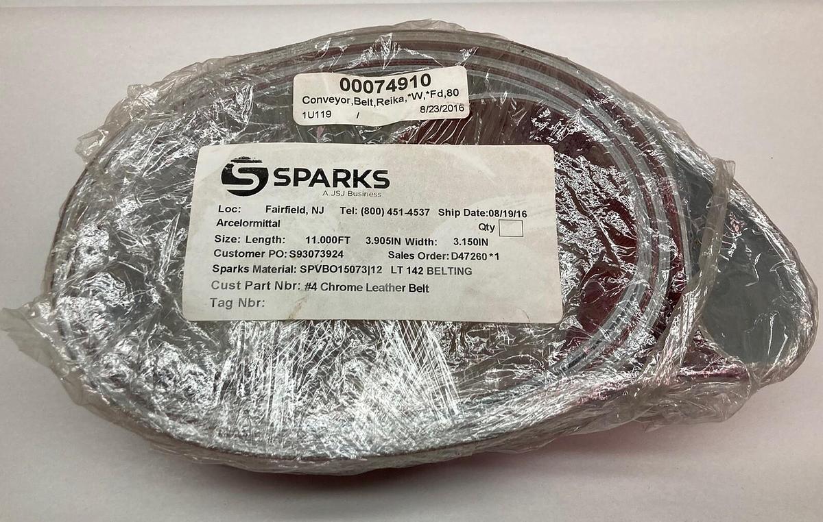 Used Sparks,*W,*Fd,80,Conveyor Belt