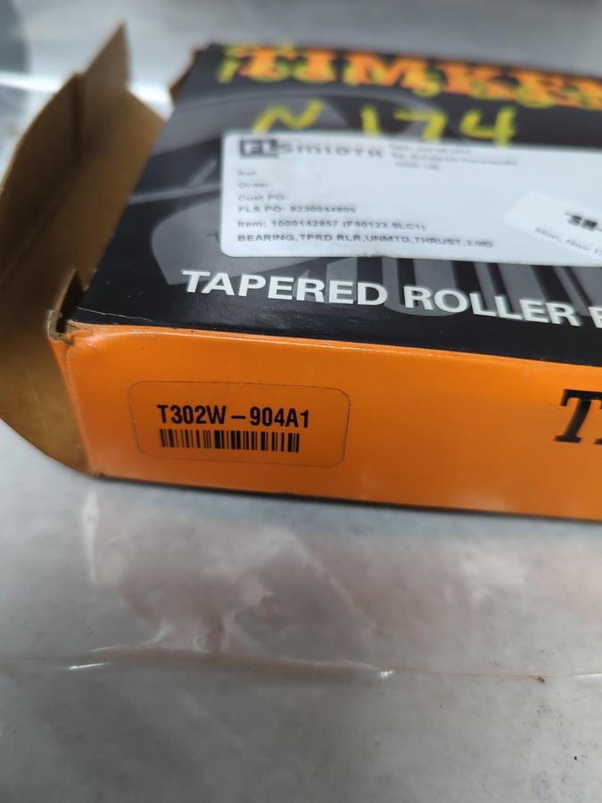 TIMKEN,T302W-904A1,THRUST BALL BEARING 3 INCH BORE NOS