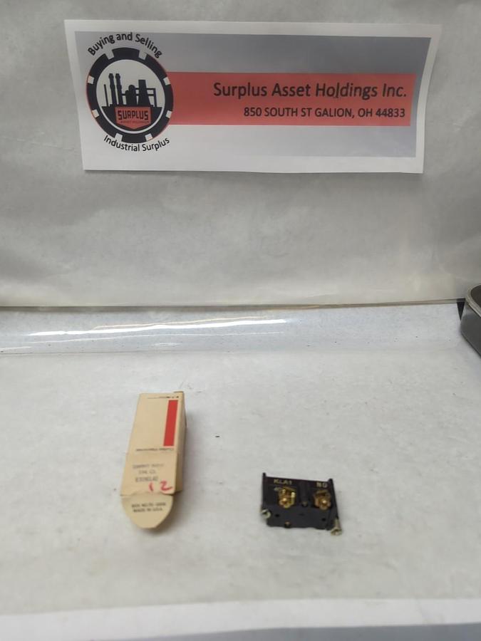 CUTLER HAMMER,E30KLA1,CONTACT BLOCK NOS