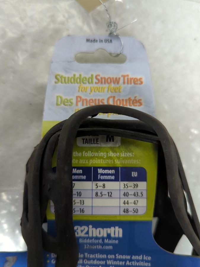 STABILIZERS LITE,SIZE M,STUDDED SNOW TIRES FOR YOUR FEET NOS