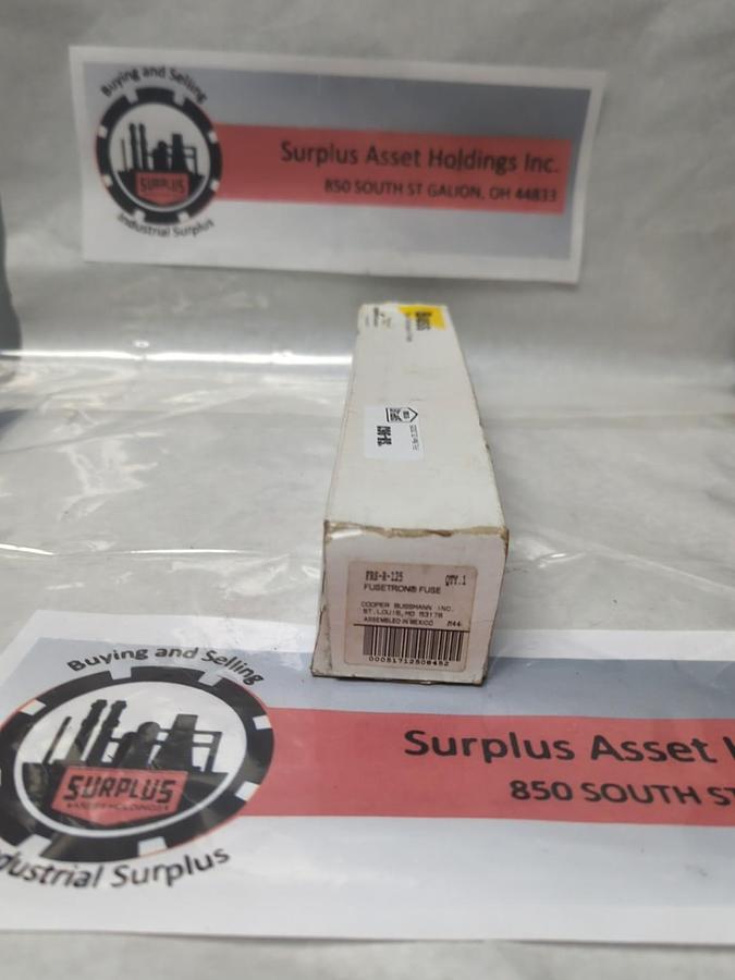 COOPER BUSSMANN,FRS-R-125,FUSETRON 125 AMP FUSE NOS
