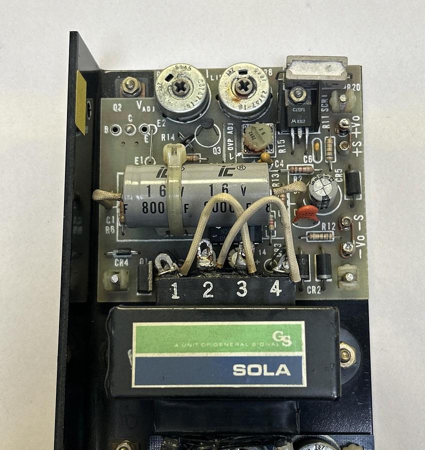 Used SOLA ELECTRIC,83-81-2225,POWER SUPPLY