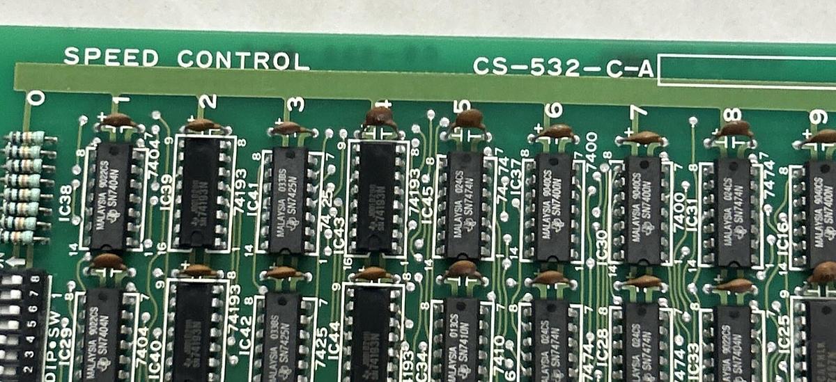 Used UNBRANDED,CS-532-C-A,SPEED CONTROL CIRCUIT BOARD