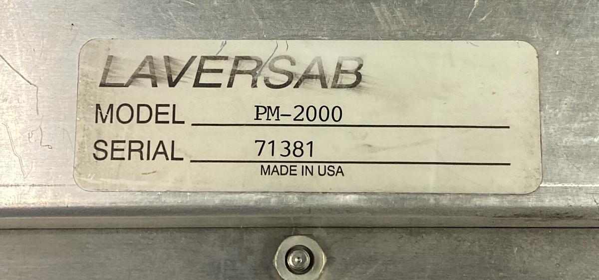Used LAVERSAB,PM-2000,STAINLESS STEEL INDUSTRIAL KEYBOARD