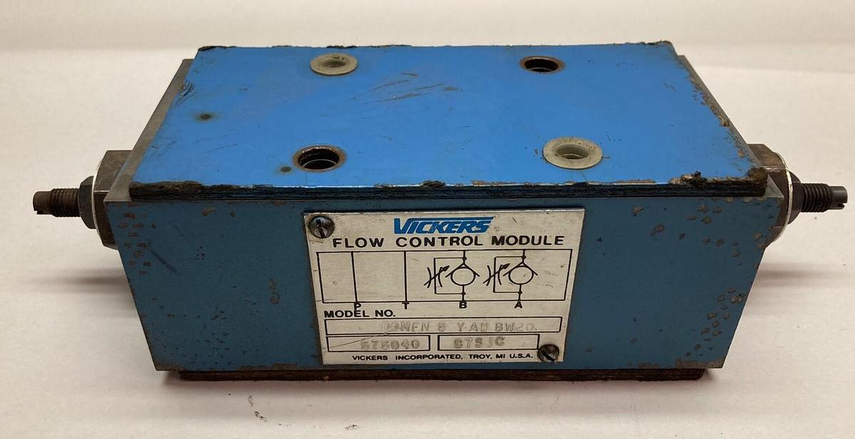 Used Vickers,DGMFN-5-Y-AW-BW-20,Flow Control Valve