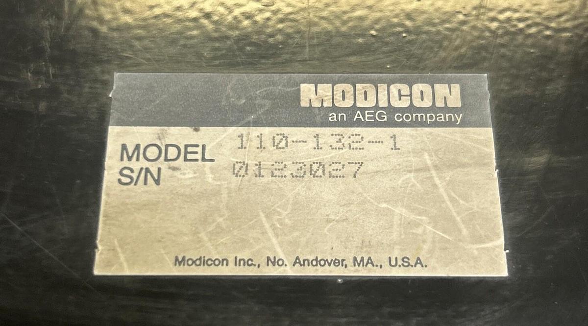 Used MODICON,110-132,MODEL 480 PROGRAMMER TOUCHPAD