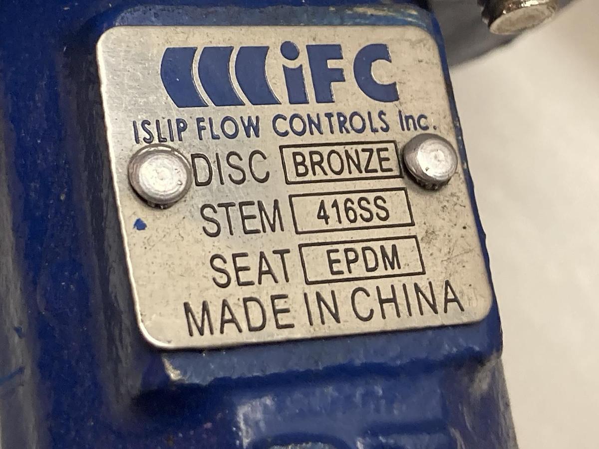 Used IFC,416SS EPDM,Bronze Butterfly Valve 6 Inch