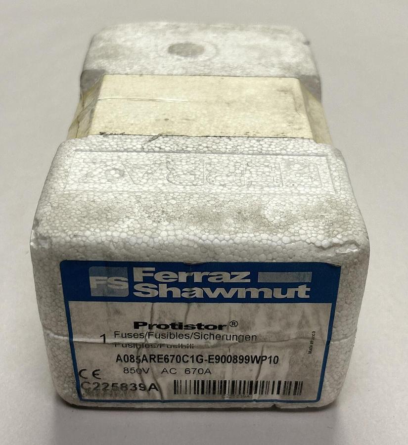 Used MERSEN FERRAZ SHAWMUT,C225839,FUSE 670A 850V NEW