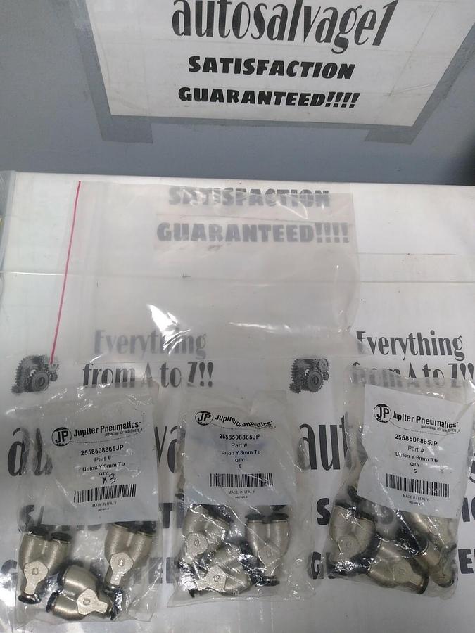 JUPITER PNEUMATICS,2558508865JP,UNION Y 8MM LOT OF 13 NOS
