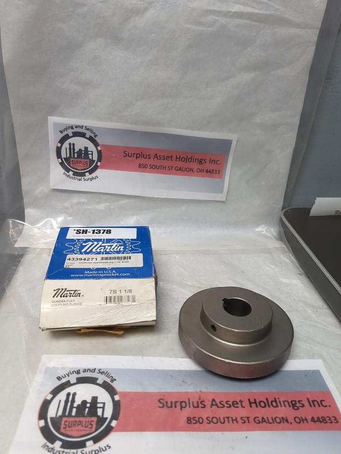 MARTIN,7S 1-1/8,QUADRA-FLEX COUPLING FLANGE NOS