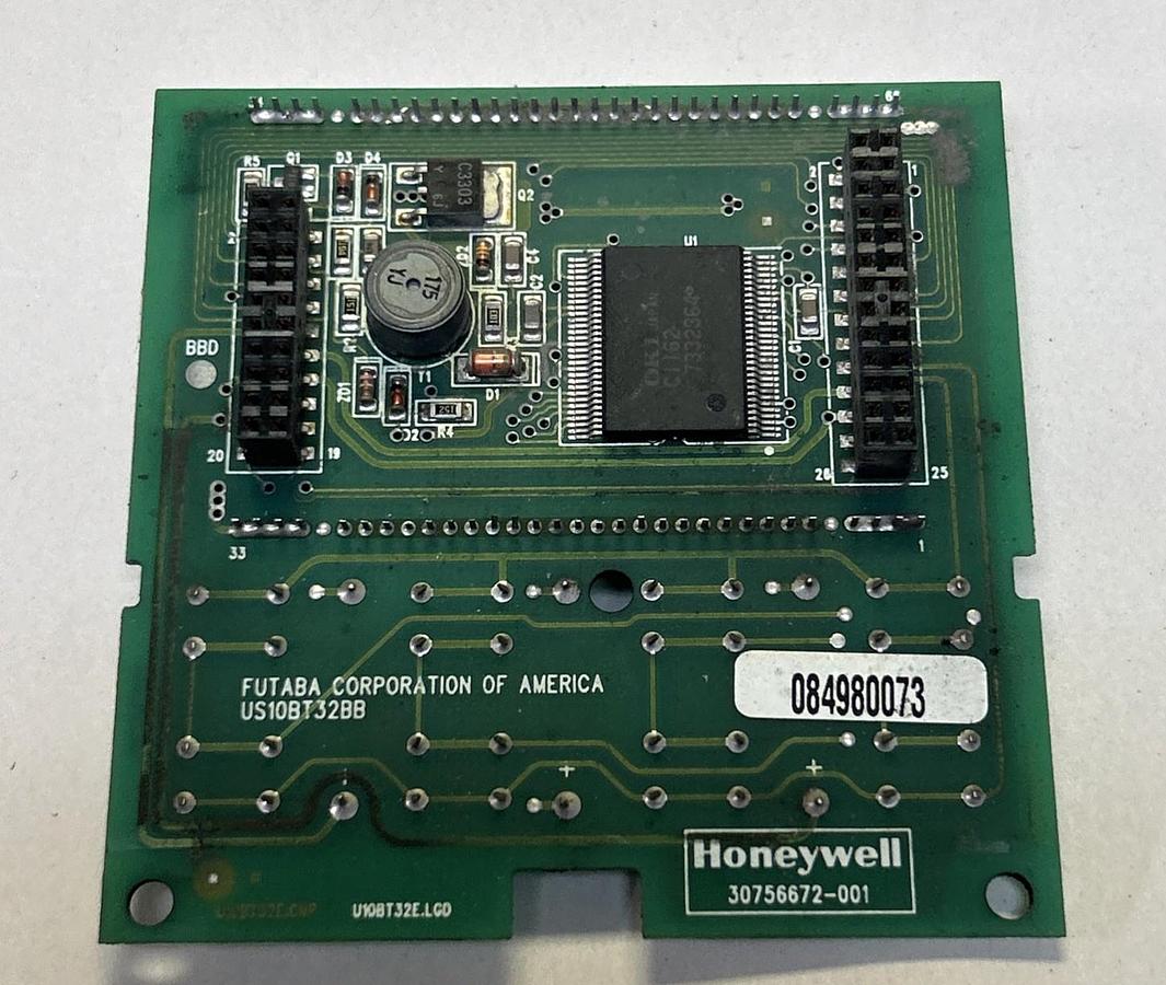 Used HONEYWELL,30756672-001,DISPLAY ASSEMBLY BOARD