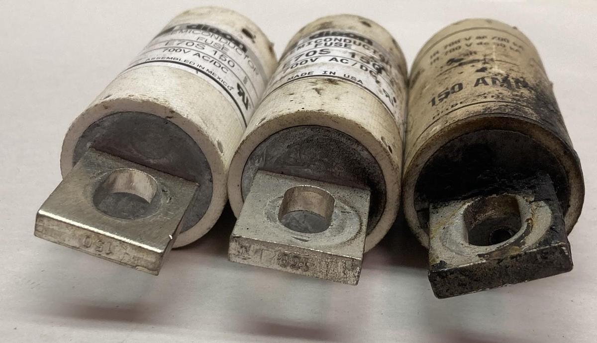 Used Edison,E70S 150,Semiconductor Fuse 700V AC/DC, 300A