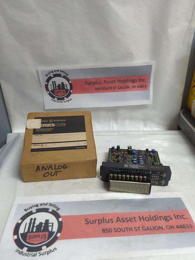 GE,IC610MDL166A,ANALOG OUTPUT MODULE 2 CIRCUITS NOS
