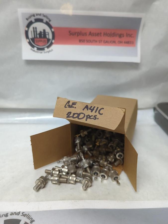 GENERAL ELECTRIC,A41C,DIODE/RECTIFIER 300PRV 40A LOT OF 200 NOS