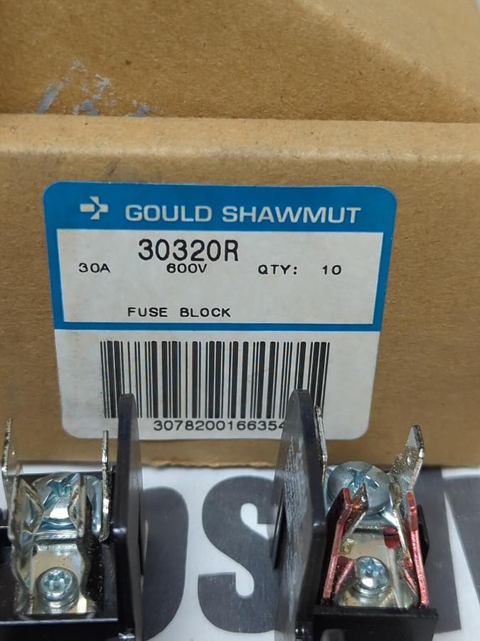 GOULD SHAWMUT,30320R,FUSE BLOCKS 30 AMP 600V PACK OF 10