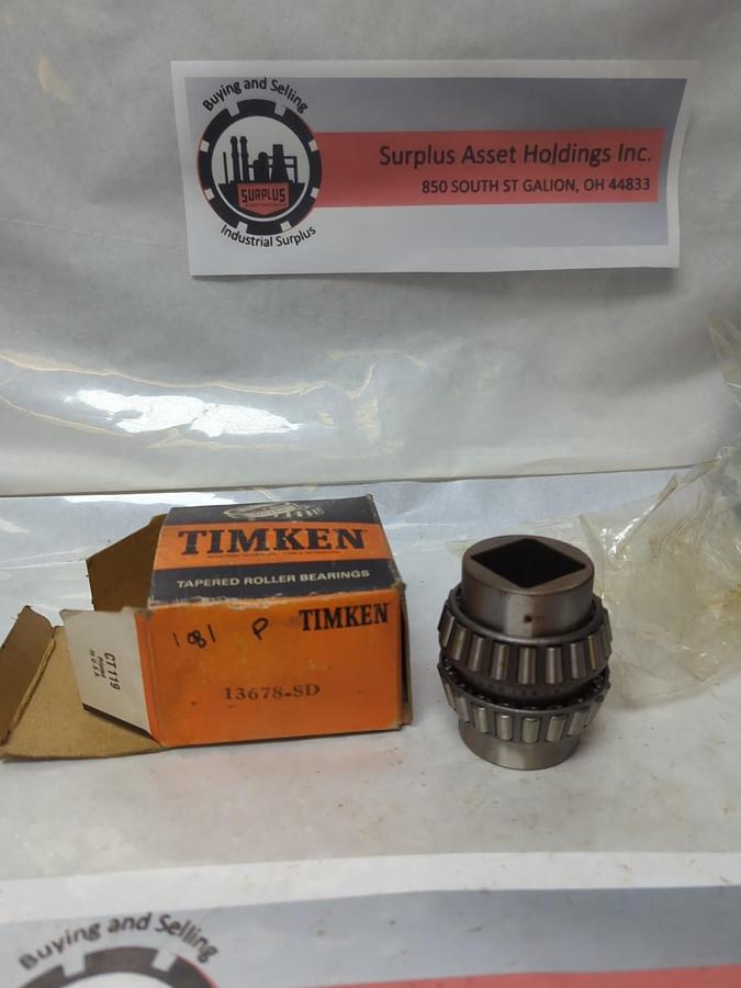 TIMKEN,13678-SD,TAPERED ROLLER BEARING CONE NOS