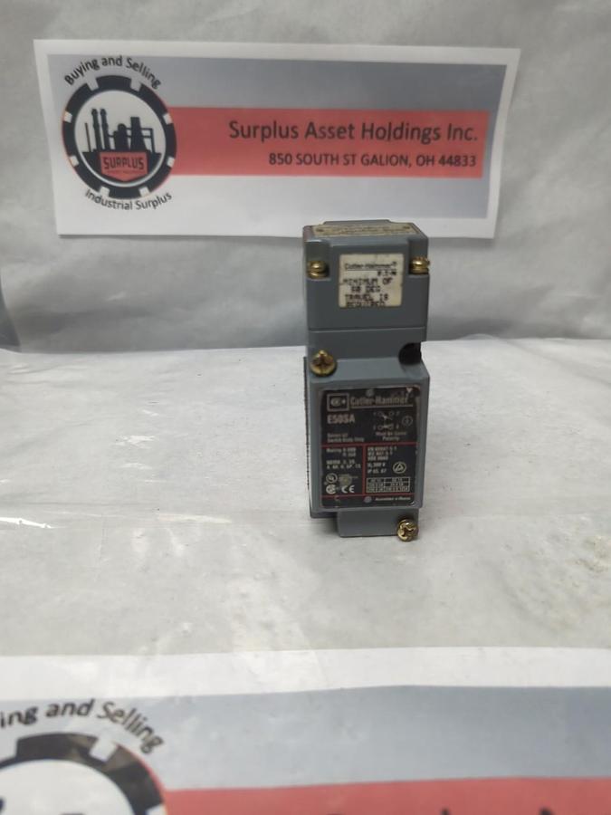 Used CUTLER HAMMER,E50SA,LIMIT SWITCH SERIES A2 PRE-OWNED
