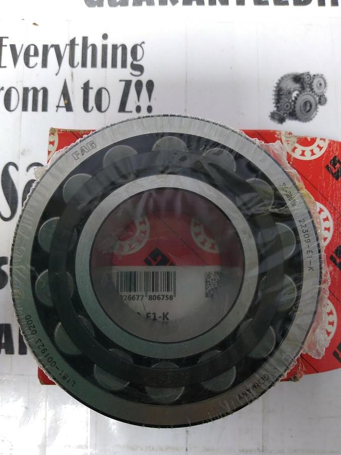 Used Fag,22309-E1-K,Spherical Roller Bearing NOS