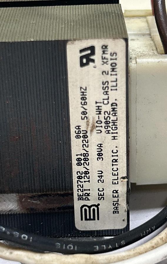 Used BASLER ELECTRIC,BE22702001,TRANSFORMER