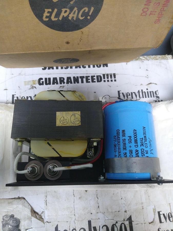 ELPAC,BFS-200-24 -REV.D.,INPUT 105/115/125VAC 47-63HZ 2.9A OUTPUT-27.3V 7.5A POW