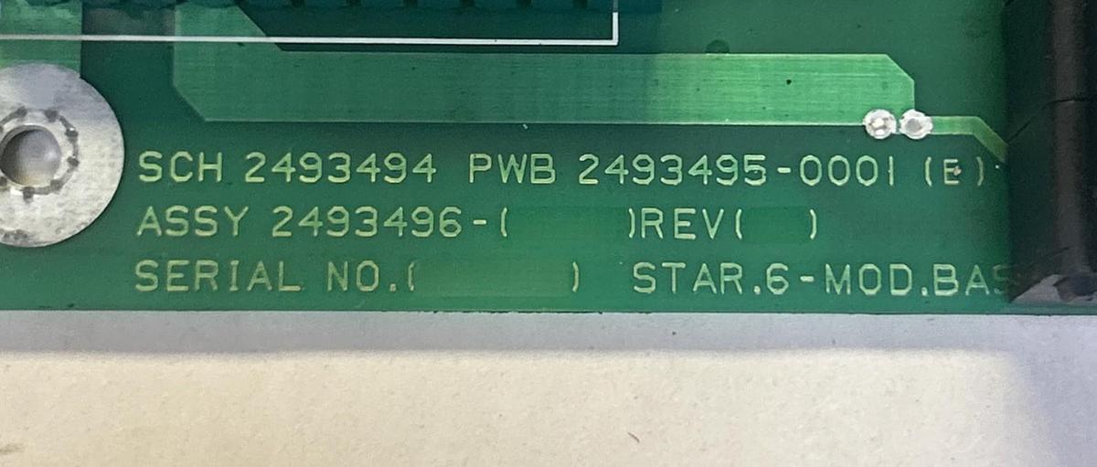 Used UNBRANDED,2493495-0001,CIRCUIT BOARD