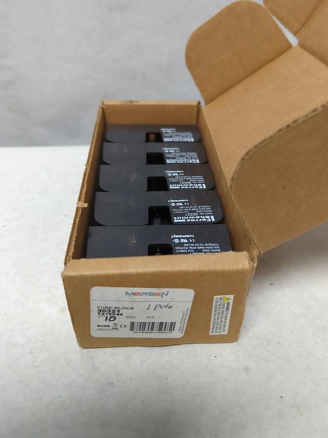 MERSEN,30321,FUSE BLOCK/HOLDER 600V 30A PACK OF 10 NEW