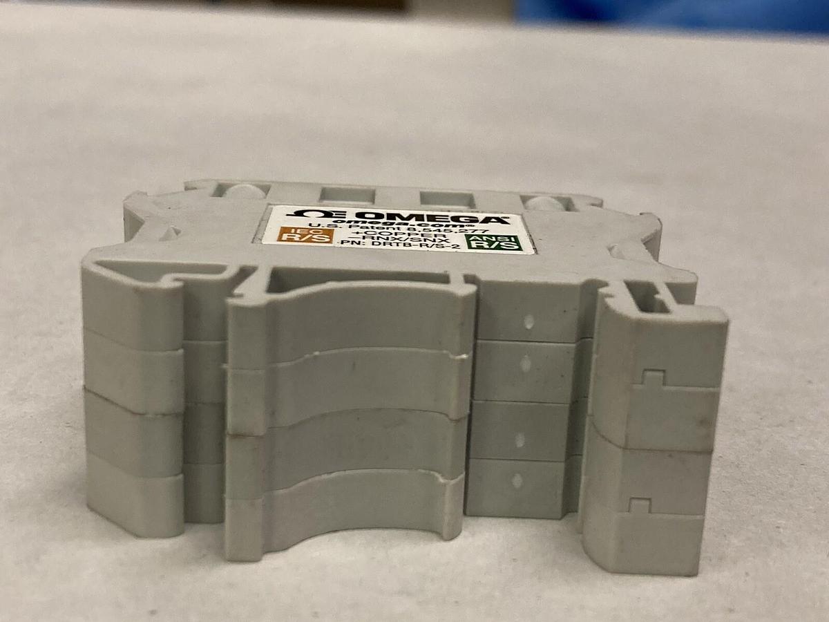 Used Omega Engineering,DRTB-R/S-2,Thermocouple Terminal Block LOT OF 2