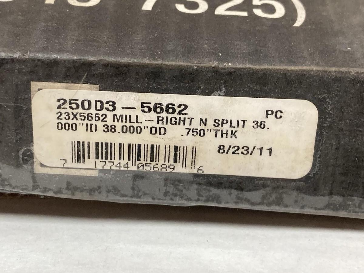 Garlock Klozure,250D3-5662,Mill-Right N Split 0.750"THK