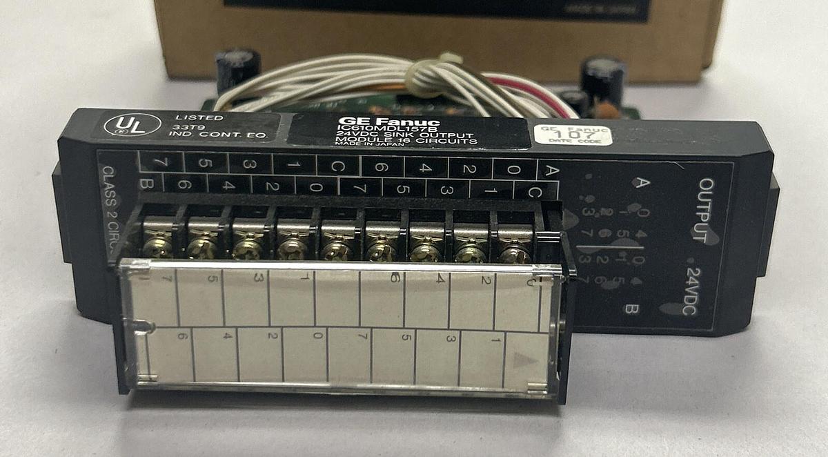 Used GE FANUC,IC610MDL157B,OUTPUT MODULE NEW