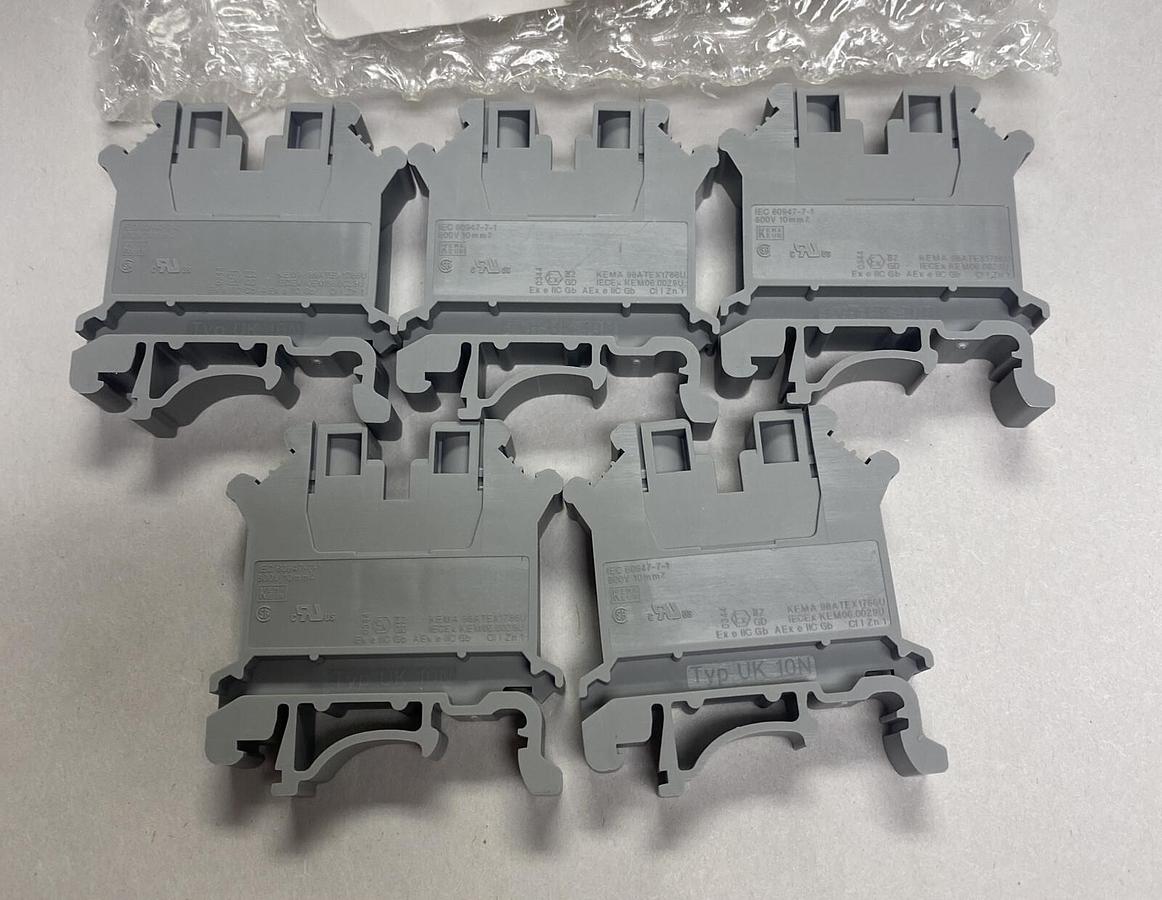 PHOENIX CONTACT,UK 10 N,PHOENIX CONTACT LOT OF 5 NEW NO BOX