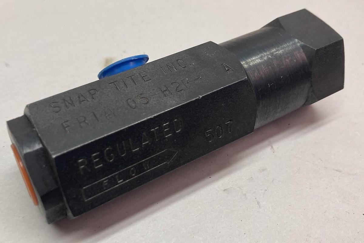 Used Snap Tite,FRIA-05-H2P-A,Flow Control Valve