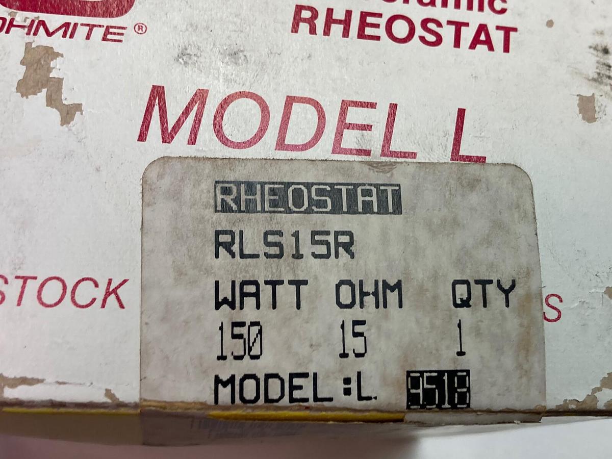 Ohmite,RLS15R,Resistor 150 Watts 15OHM