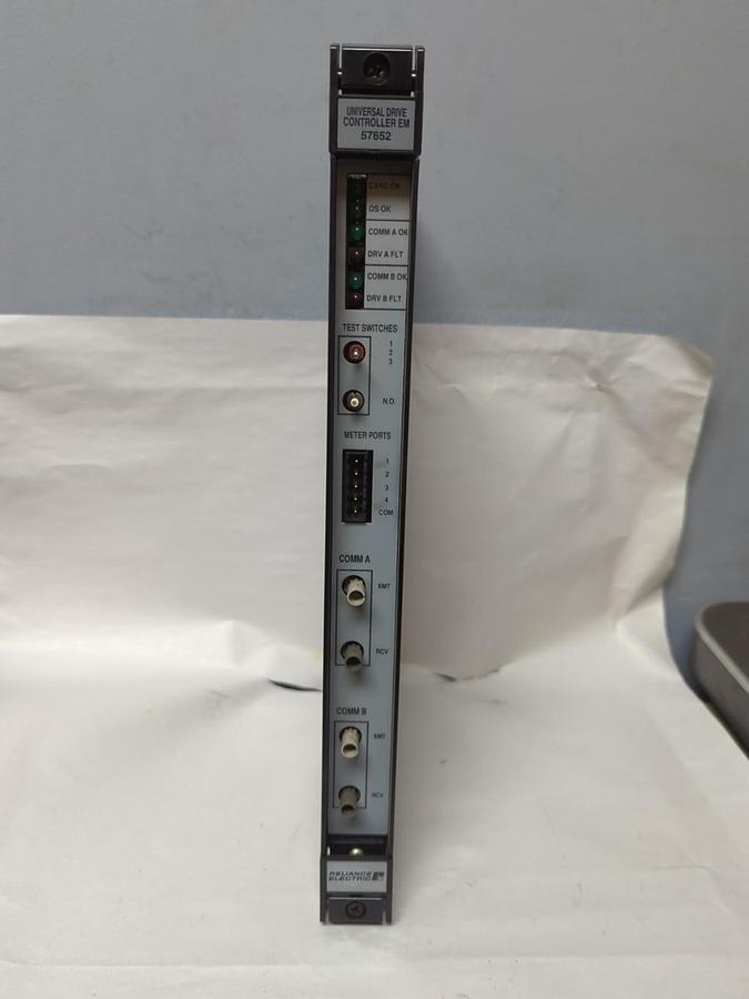 Used RELIANCE ELECTRIC,57652-A,UNIVERSAL DRIVE CONTROLLER MODUL EXTENDED MEMORY