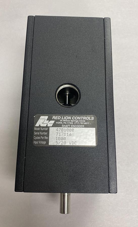 Used RED LION CONTROLS,4701000,ROTARY PULSE GENERATOR NOS
