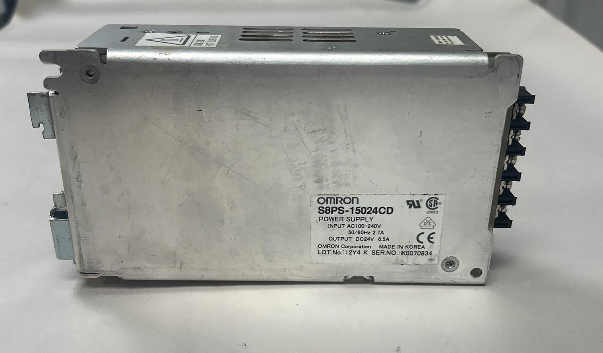 Used OMRON,S8PS-15024CD,POWER SUPPLY