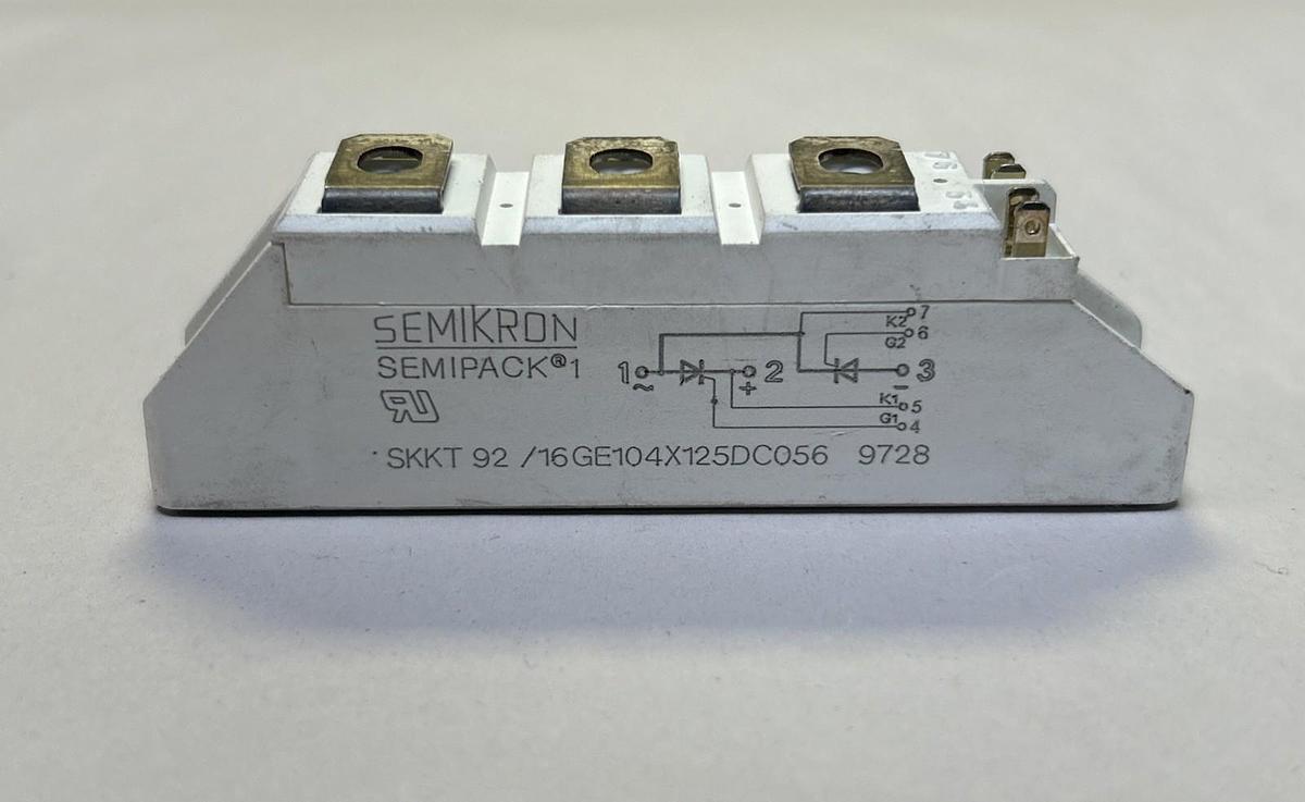 Used SEMIKRON,SKKT92/16GE104X125DC056,THYRISTOR LOT OF 4