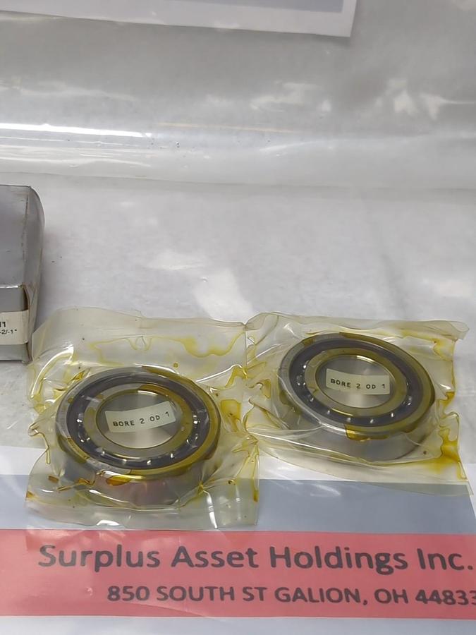 BARDEN,206HCDUM 0-11,ANGULAR CONTACT PRECISION BEARING BOX OF 2 NOS