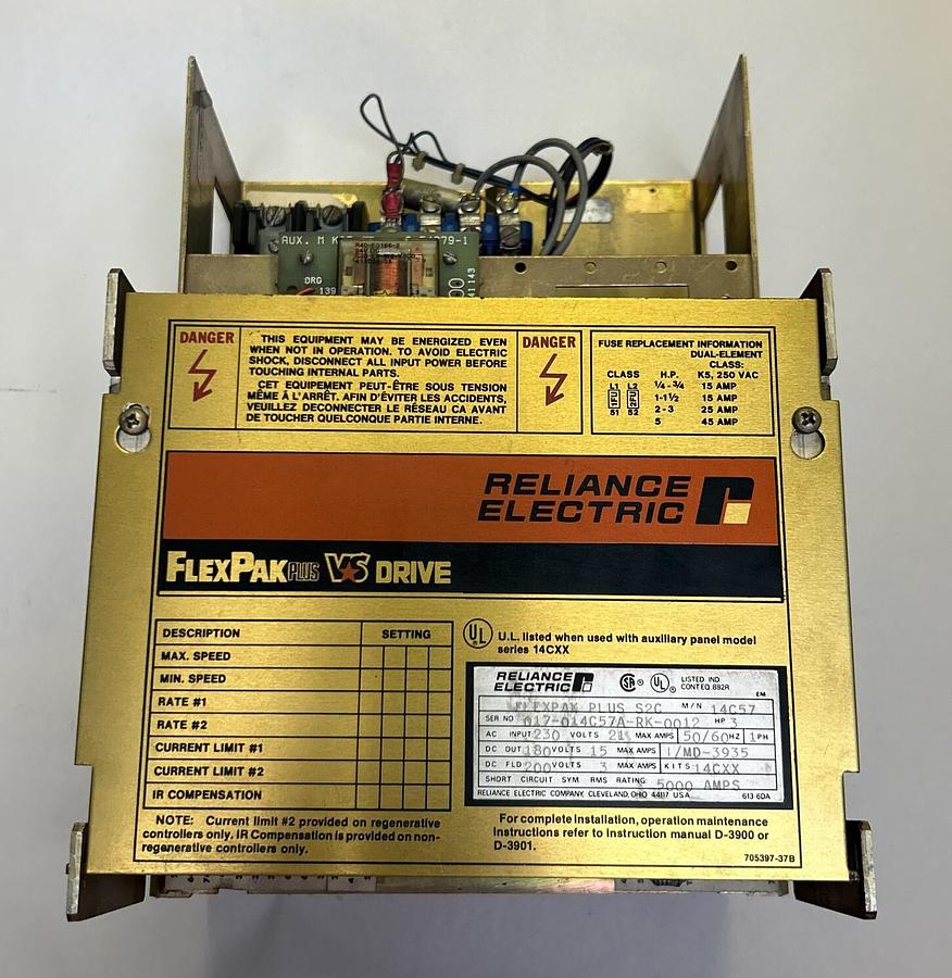 Used RELIANCE,14C57,FLEX PAK PLUS DRIVE