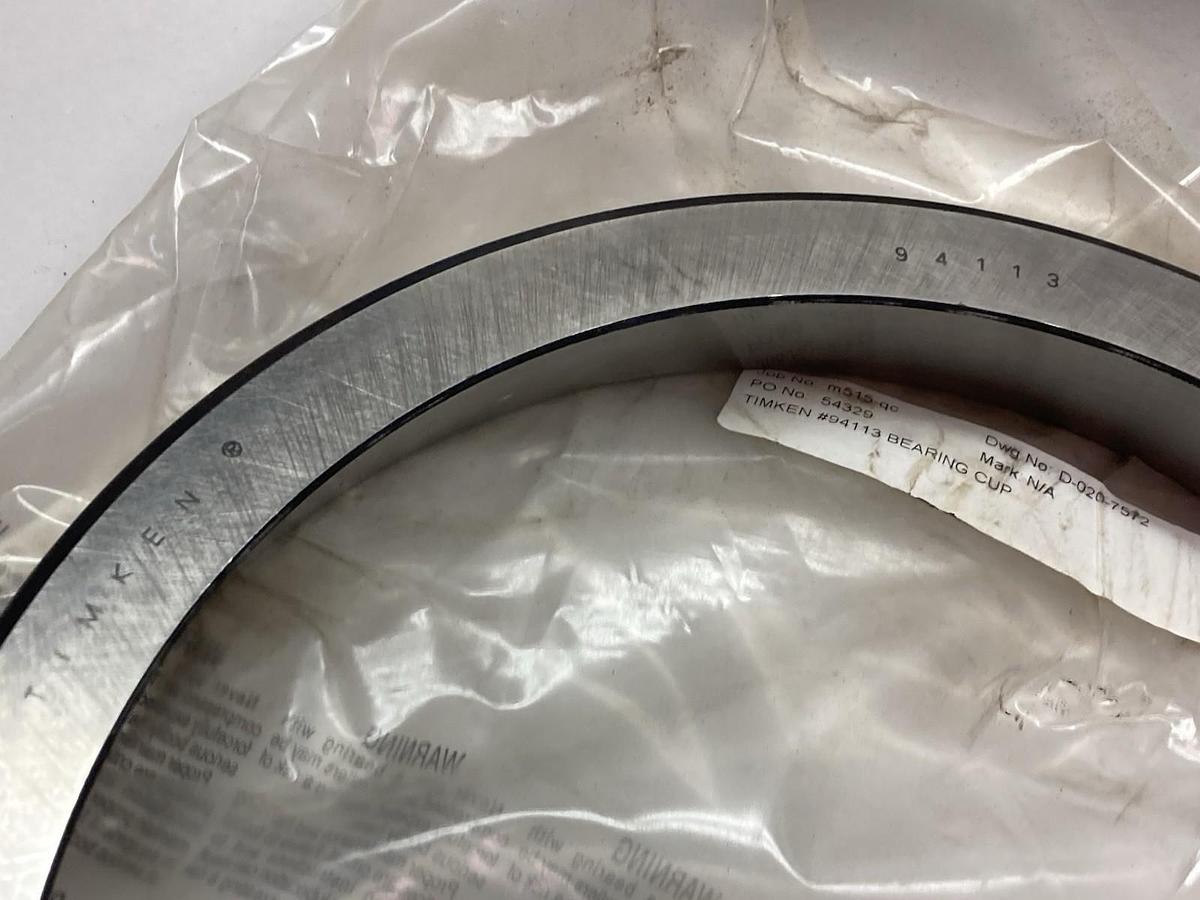 Timken,94113,Tapered Roller Bearing Cup 11.375 OD x 1.875 Width