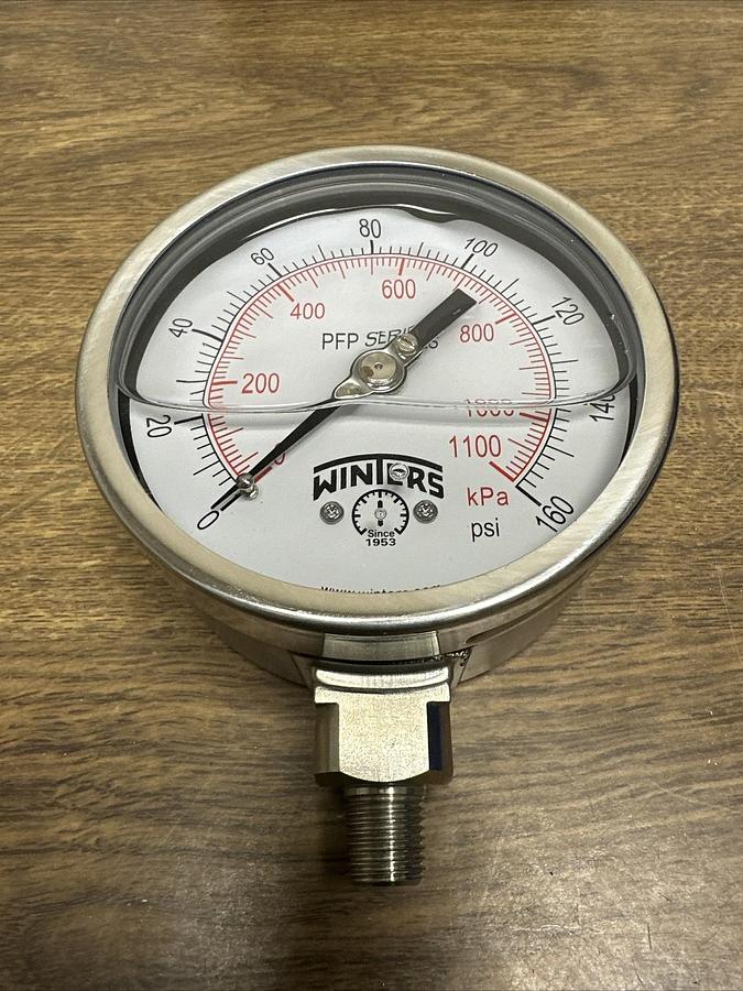 Winters,PFP645,0-160 PSI 1/4" NPT