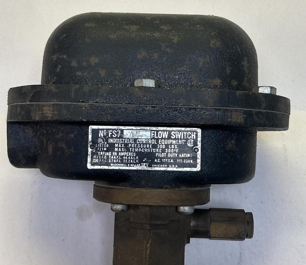 Used MCDONNELL,FS74V,FLOW SWITCH,FLOW SWITCH
