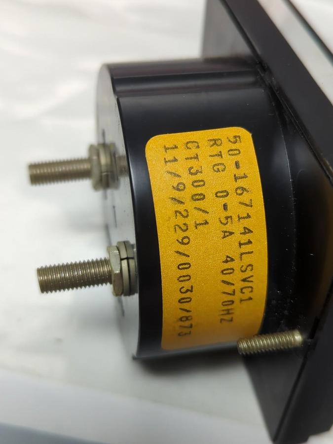Used GE,TYPE 167,PANEL METER 0-1.5 A-C KILOAMPERES PRE-OWNED