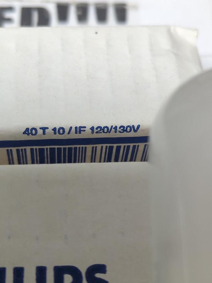 PHILLIPS,40 T 10/IF,TUBULAR LAMP 120/130V LOT OF 3 NOS