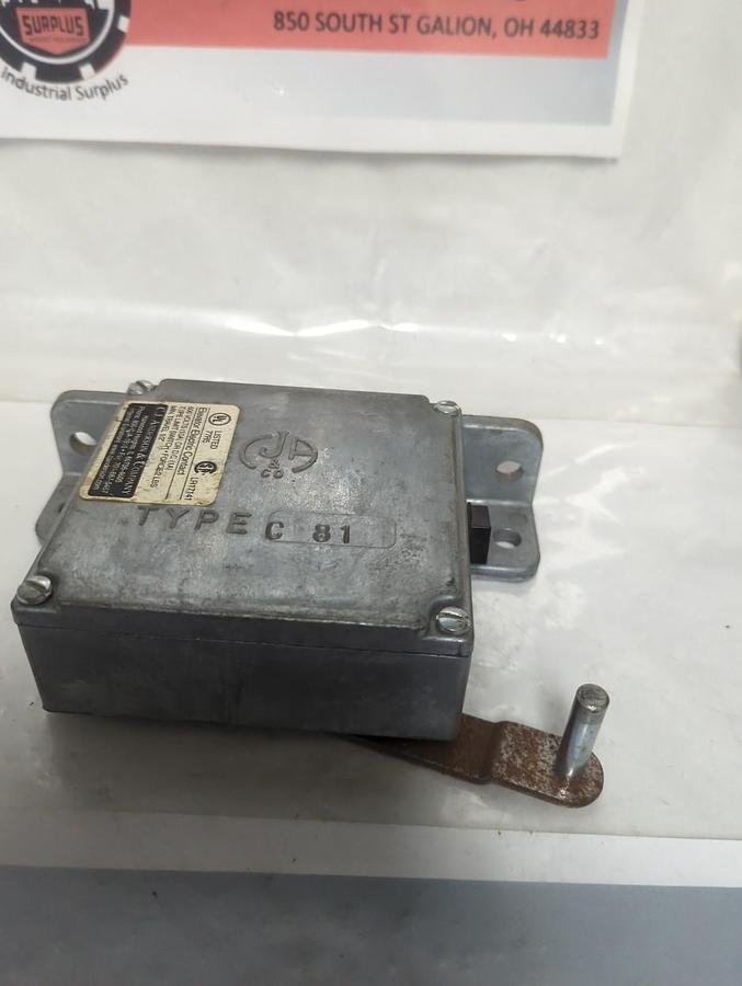 Used CJ ANDERSON,C 81,ELEVATOR ELECTRIC CONTACT PRE-OWNED