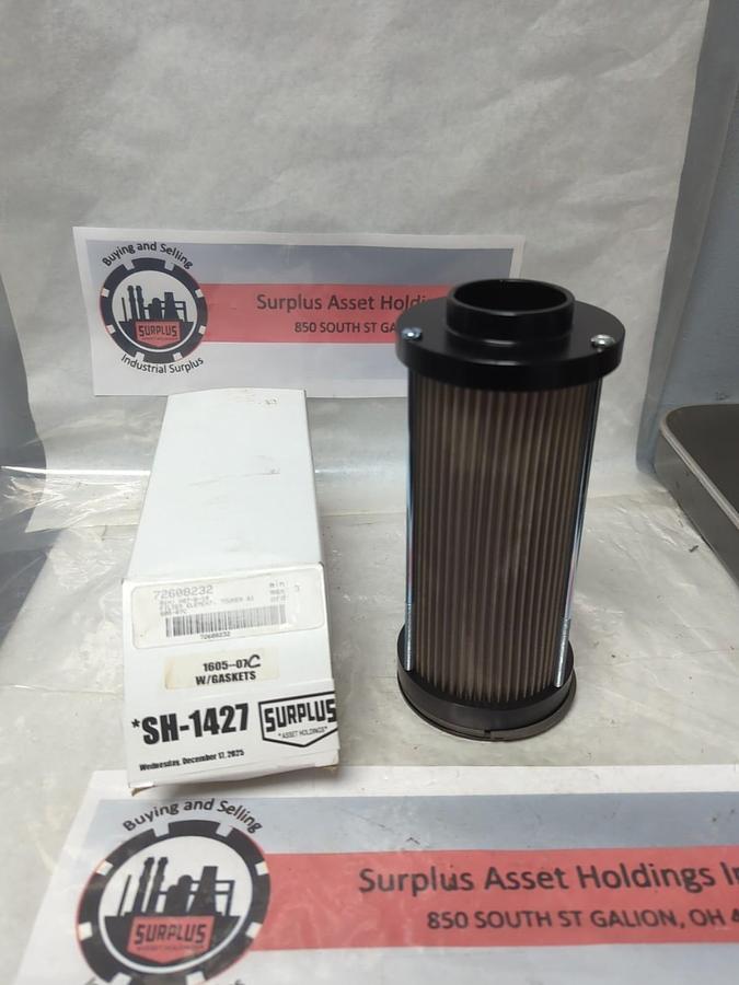 TOWNER FILTRATION,1605-07C,FILTER WITH GASKETS NOS