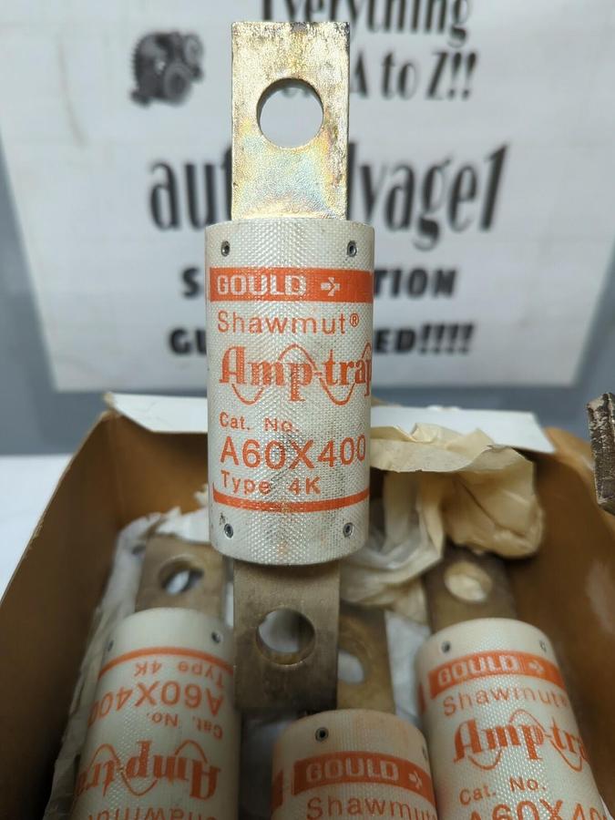 GOULD SHAWMUT,A60X400-4K,AMP-TRAP 400 AMP FUSES BOX OF 6 NOS